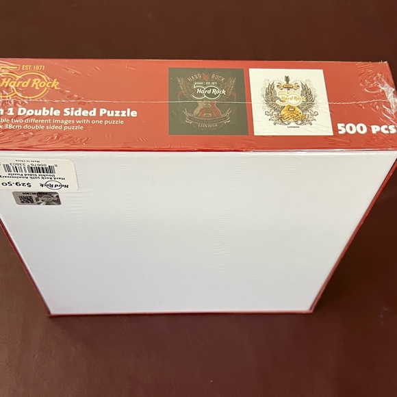 Hard Rock New 50 year Anniversary 2 sided puzzle - Picture 2 of 3